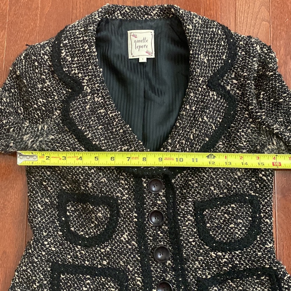 Nanette Lepore Tweed Blazer - Picture 11 of 16